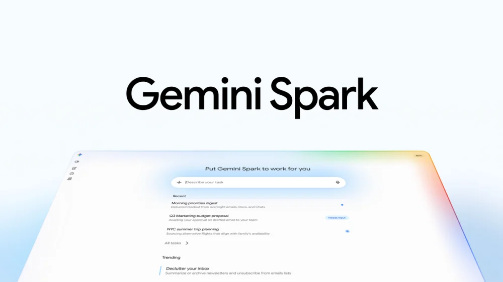 Gemini Spark บริการ AI Agent จาก Google พร้อมหน้าจอสำหรับสั่งงานและจัดการ Tasks